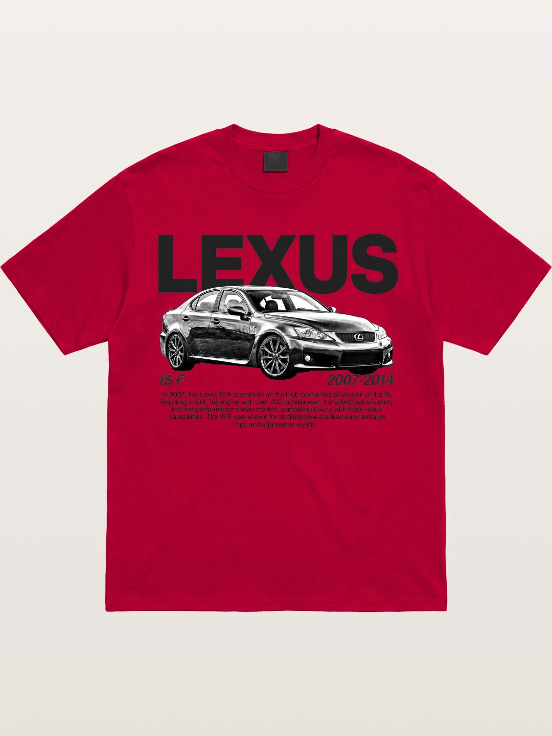 Lexus IS F 2007-2014 Print Gildan T-shirt