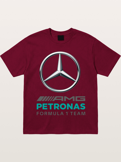 F1 Mercedes Petronas Team Logo Gildan T-shirt