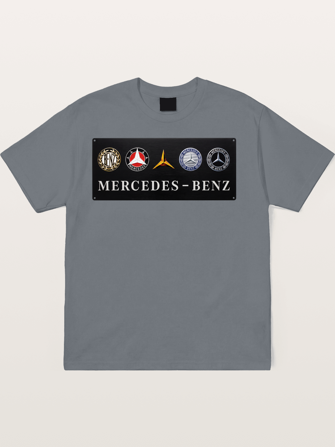 Mercedes-Benz Multi-Logo Plate Cotton T-shirt