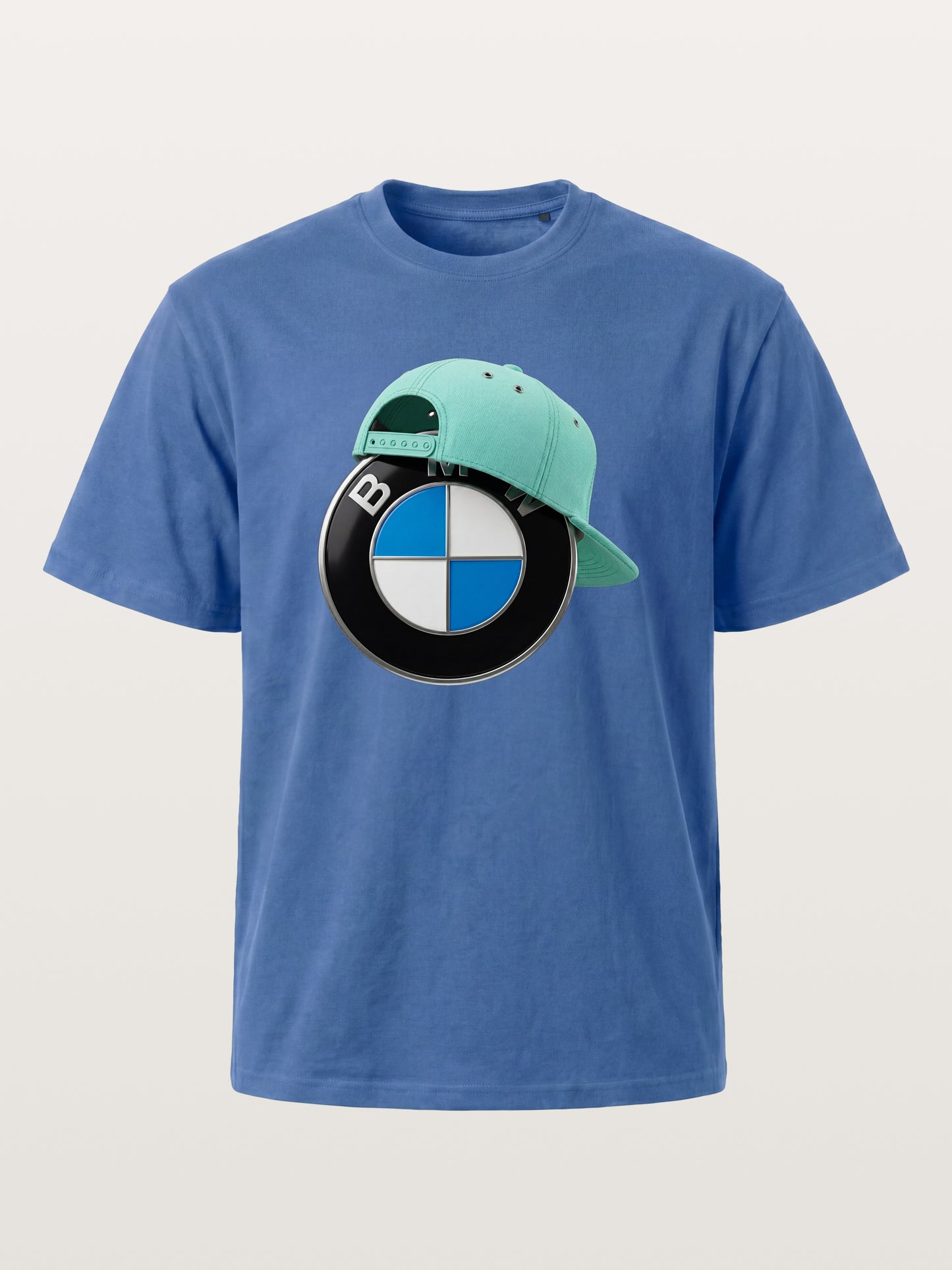 BMW Logo & Tiffany Cap Art Gildan T-shirt