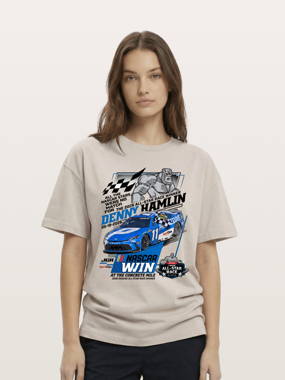 Denny Hamlin #11 2026 All-Star Win Cotton T-shirt