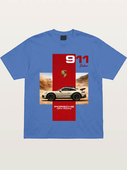 Porsche 911 Offroad Safari Style Gildan T-shirt
