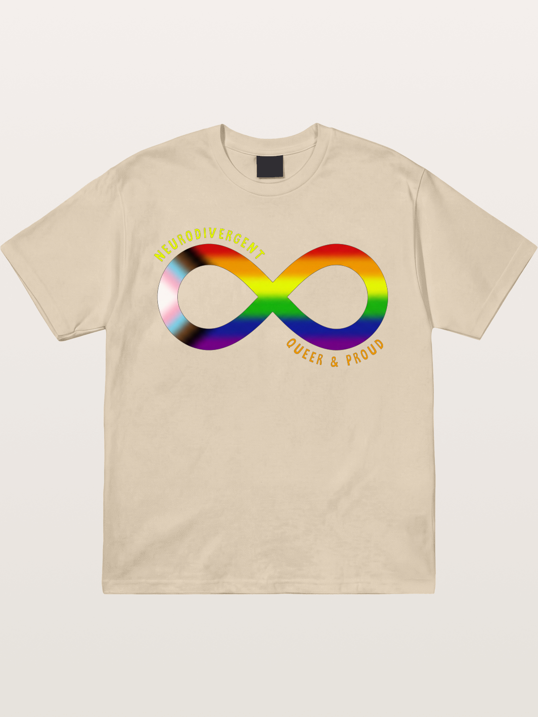 Neurodivergent Queer Infinity Symbol Gildan T-shirt