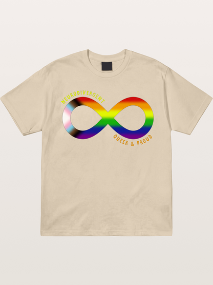 Neurodivergent Queer Infinity Symbol Gildan T-shirt