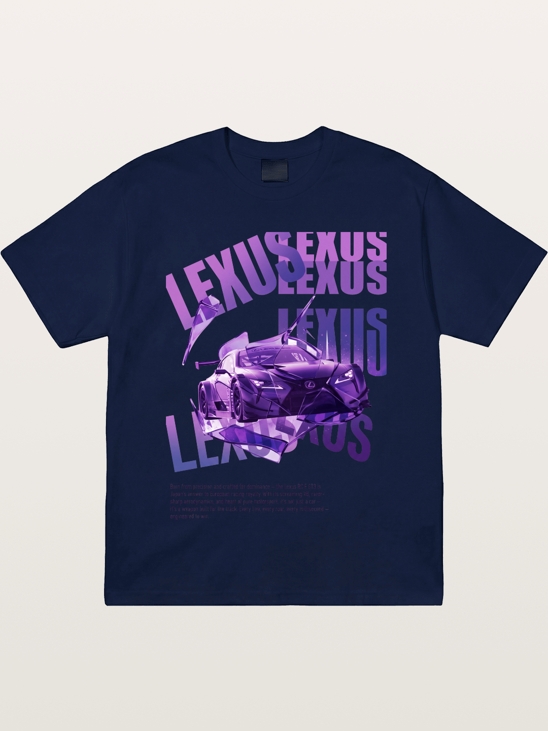Purple RC F GT3 Shatter Art Gildan T-shirt