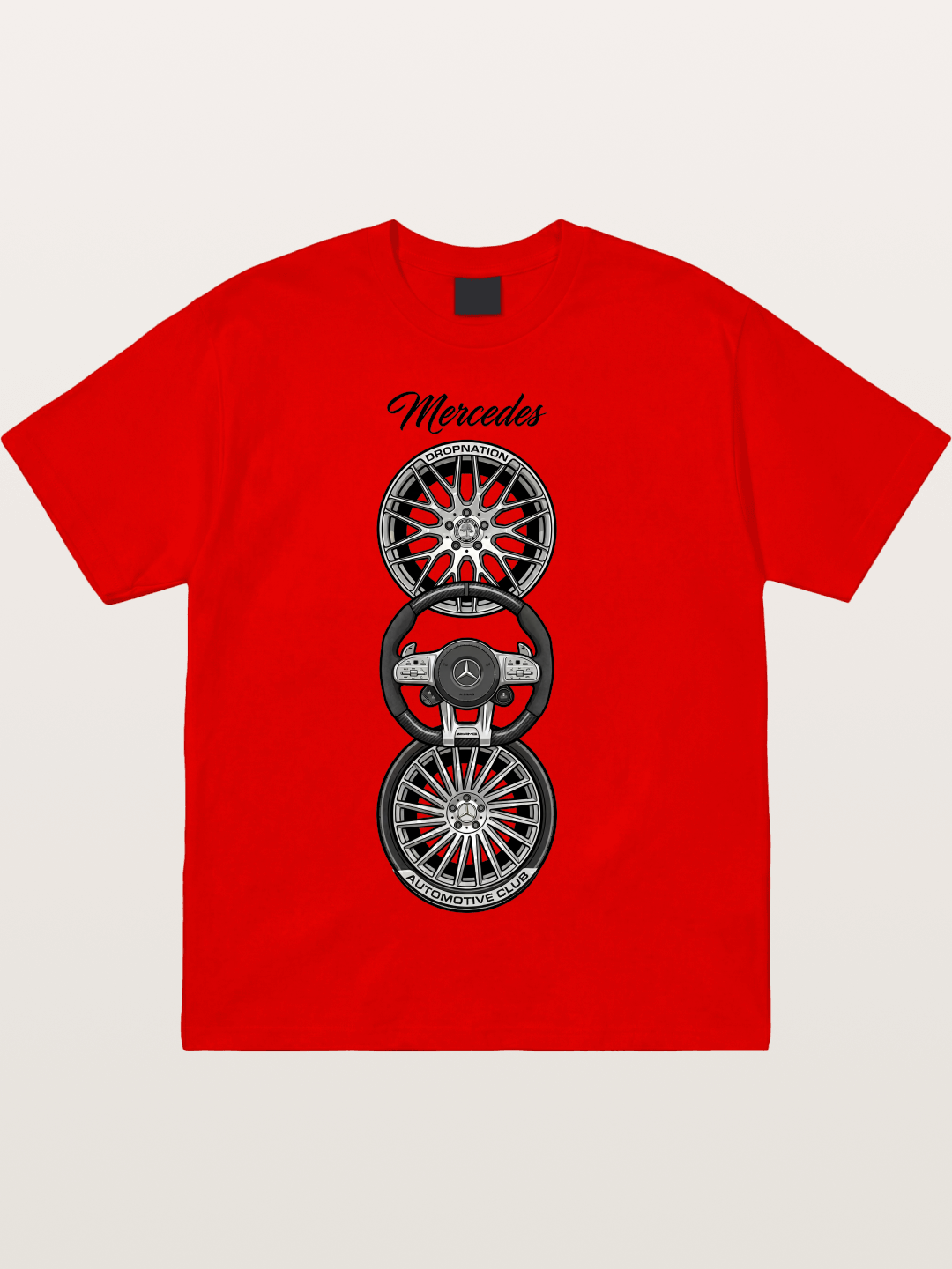 Wheel Stack Cotton T-shirt