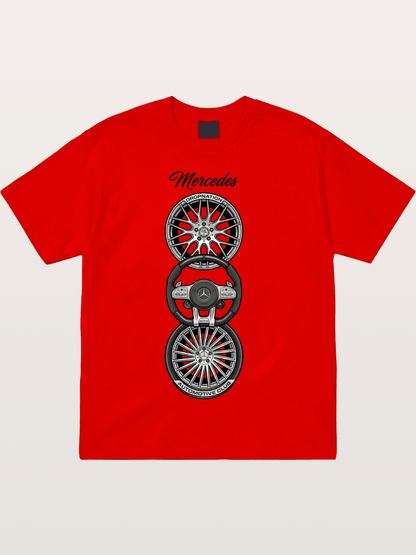 Wheel Stack Cotton T-shirt