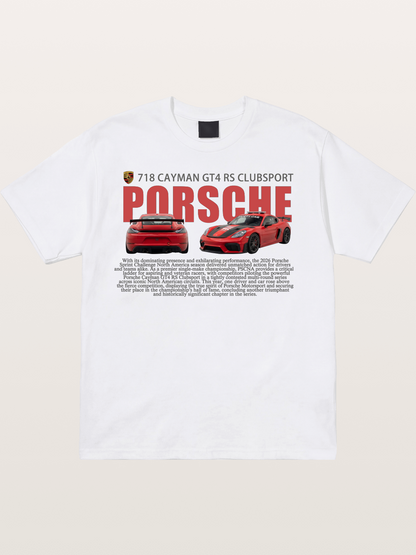 Porsche 718 Cayman GT4 RS Cotton T-shirt