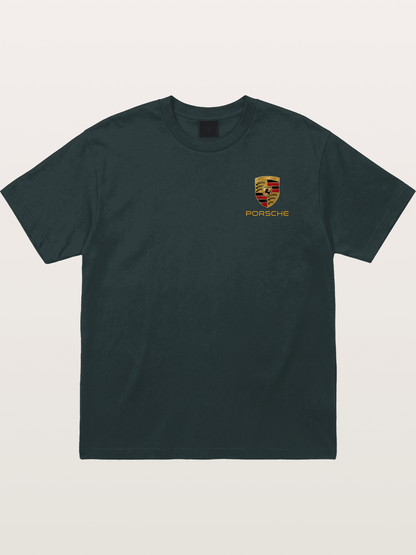 Porsche Crest Stuttgart Shield Gildan T-shirt