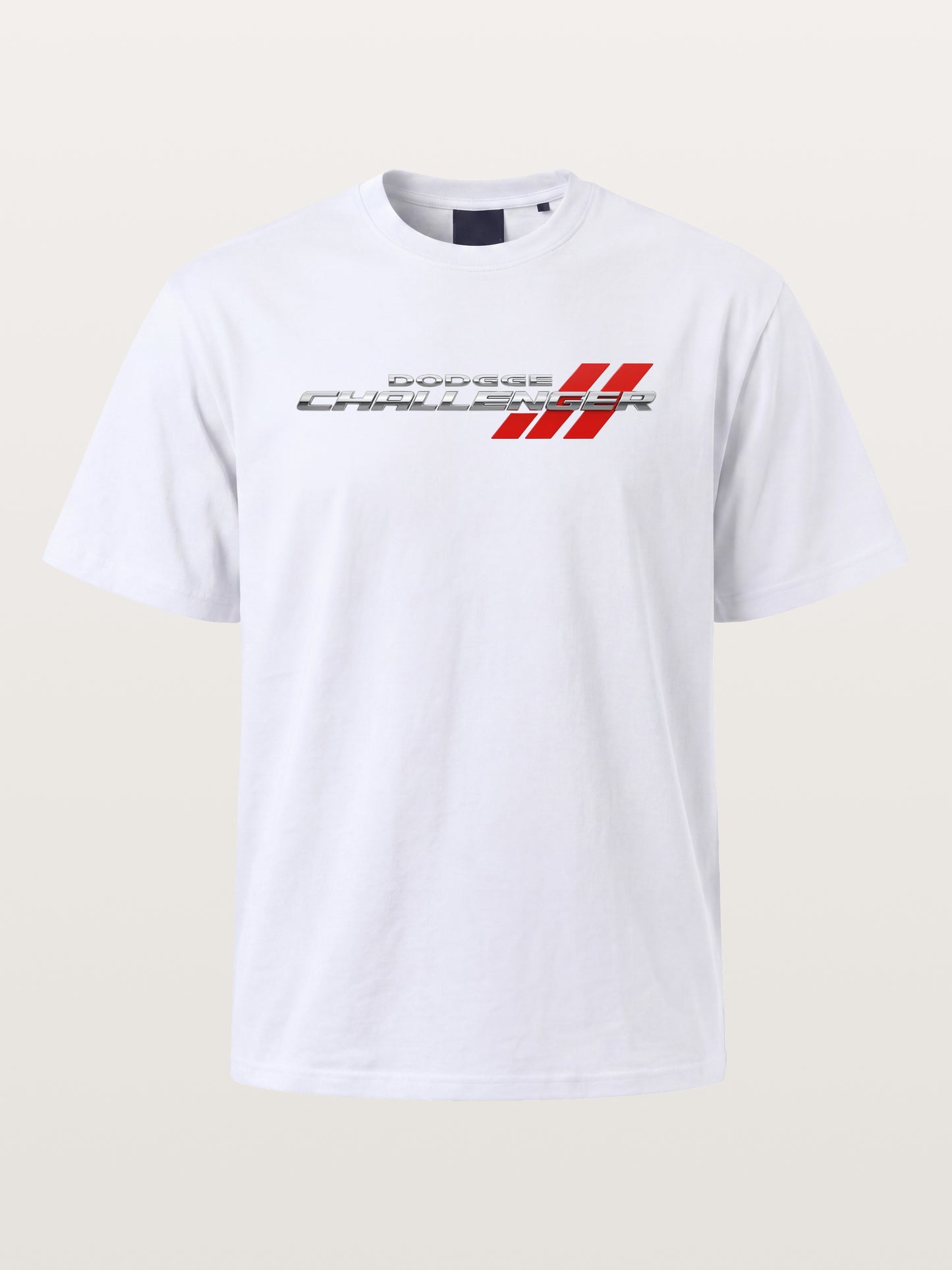 Metallic Challenger Strip Logo Cotton T-shirt