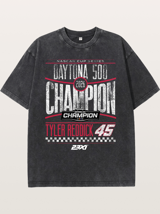 2026 Daytona 500 Champion Poster Washed T-shirt