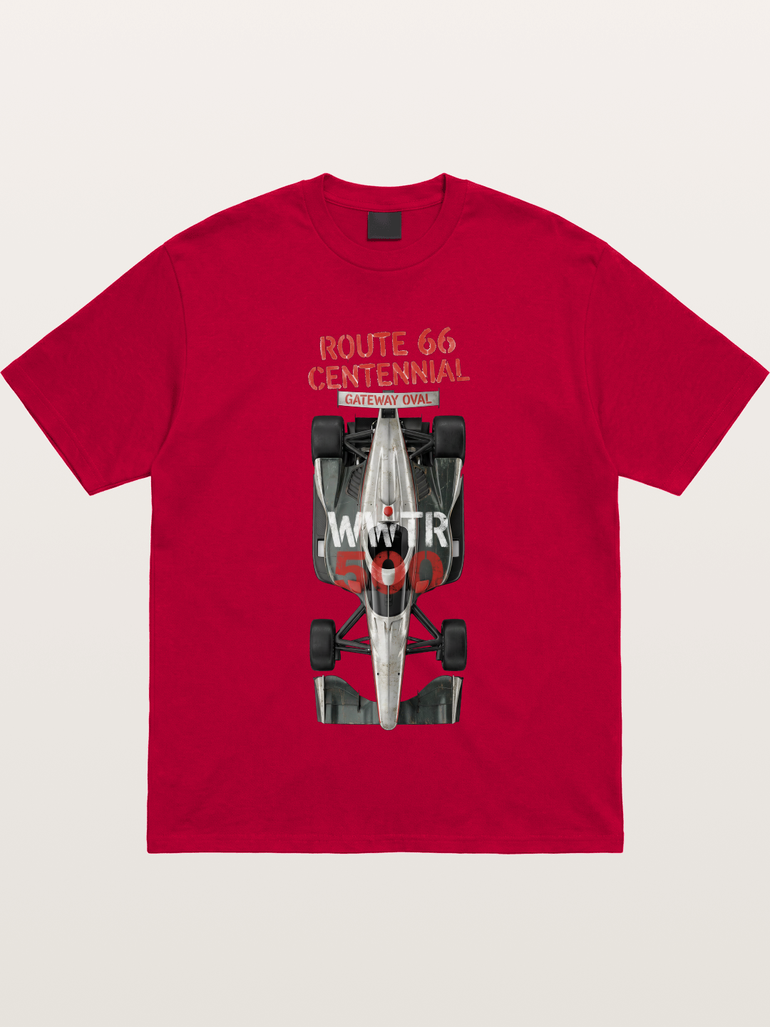 Back View Route66 IndyCar Gildan T-shirt