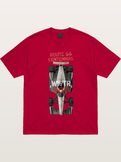Back View Route66 IndyCar Gildan T-shirt