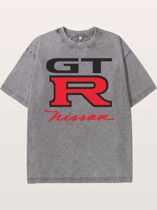 Nissan GT-R Bold Logo Washed T-shirt