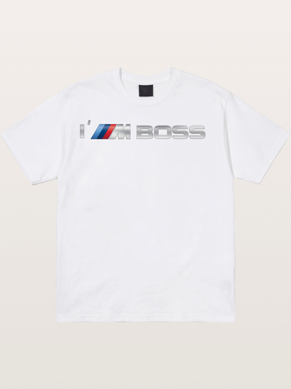 BMW M Boss Badge Graphic Cotton T-shirt