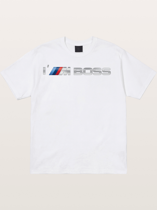 BMW M Boss Badge Graphic Cotton T-shirt