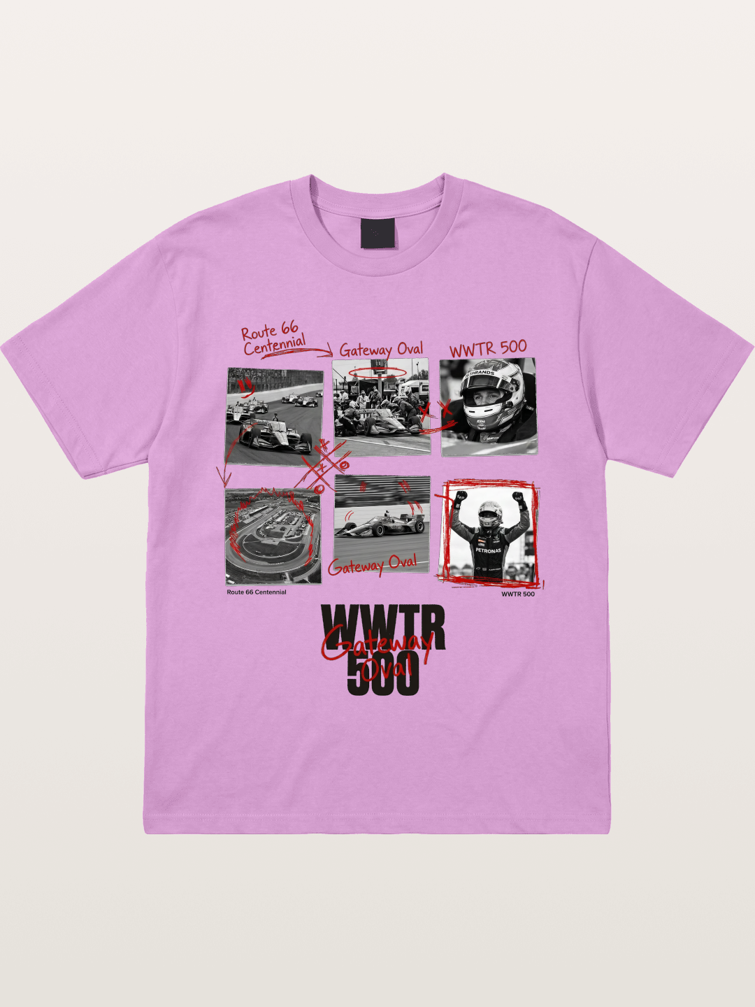 Scrapbook WWTR500 Race Print Gildan T-shirt
