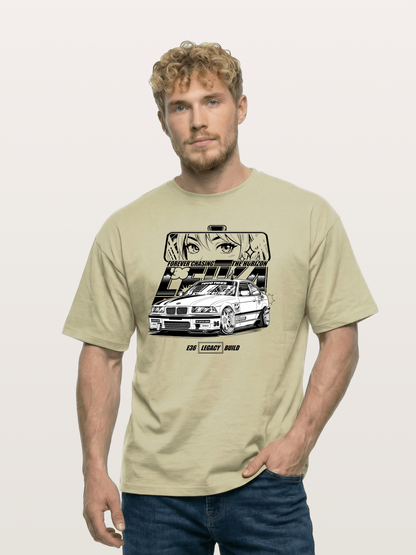 Vintage Race Car Cotton T-shirt