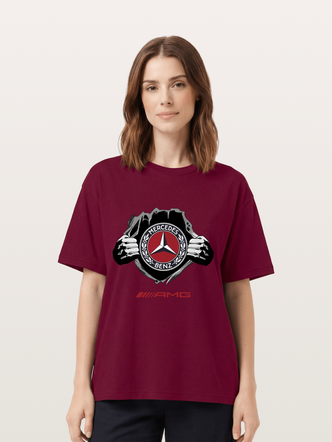 Benz Star Tear Graphic Gildan T-shirt