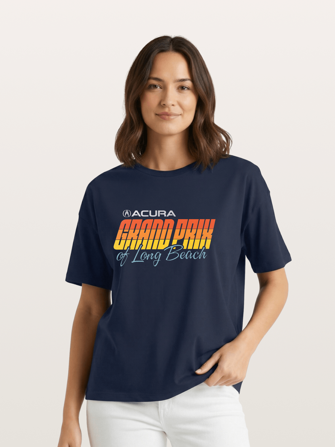 Sunset Grand Prix Typography Gildan T-shirt