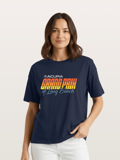 Sunset Grand Prix Typography Gildan T-shirt