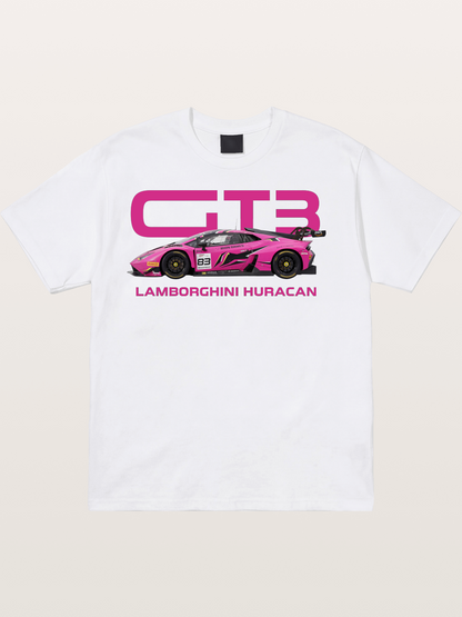 Pink Racer Cotton T-shirt