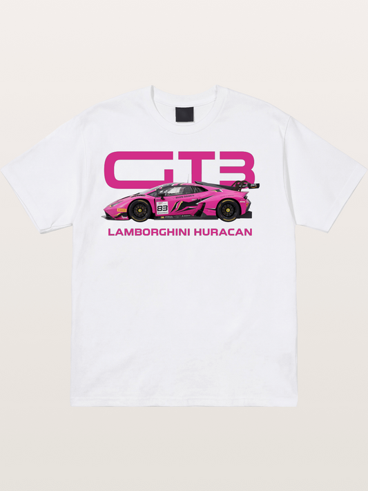 Pink Racer Cotton T-shirt