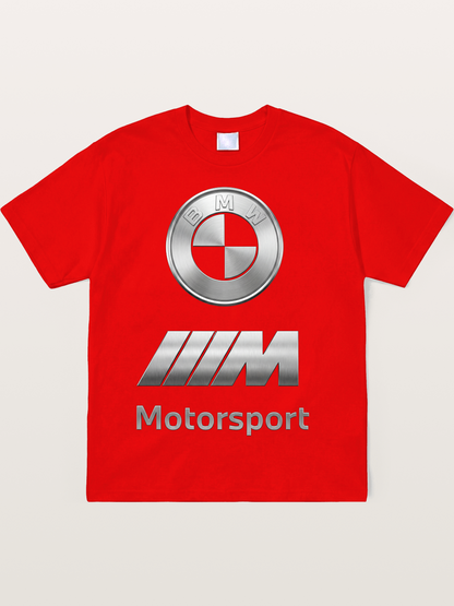 BMW Motorsport Metal Logo Art Soft-Stay T-shirt