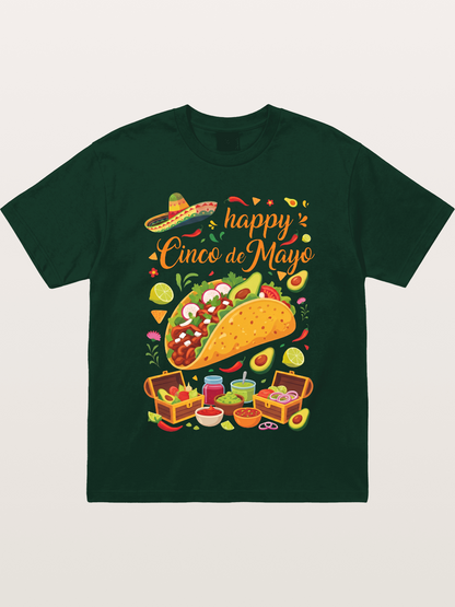 Cinco de Mayo Giant Taco Feast Gildan T-shirt