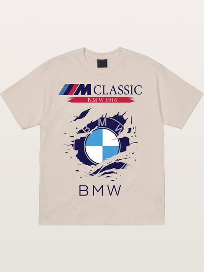 BMW M Colors Tear Effect Cotton T-shirt