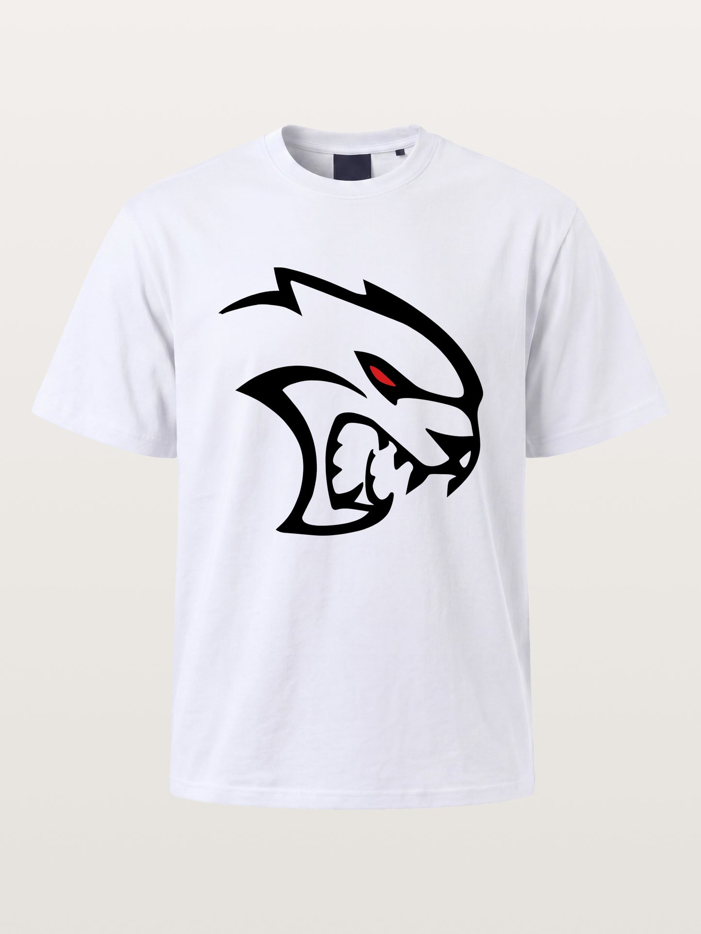Hellcat Devil Face Silhouette Cotton T-shirt