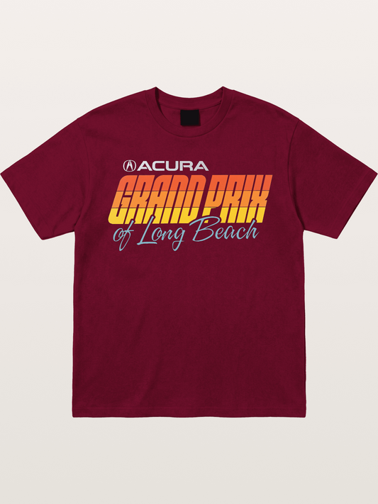 Sunset Grand Prix Typography Gildan T-shirt