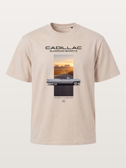 Cadillac Eldorado Desert Sunset Card Cotton T-shirt