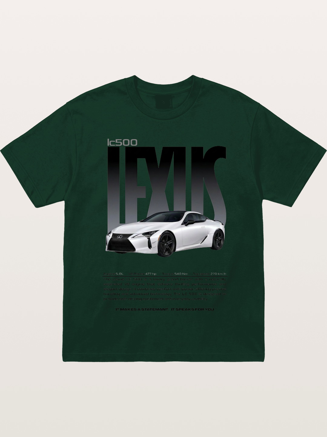 Lexus LC500 Magazine Style Poster Gildan T-shirt