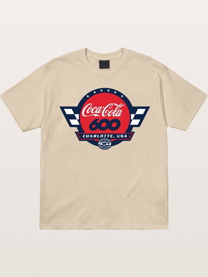 Coca-Cola 600 Charlotte USA Race Emblem Gildan T-shirt