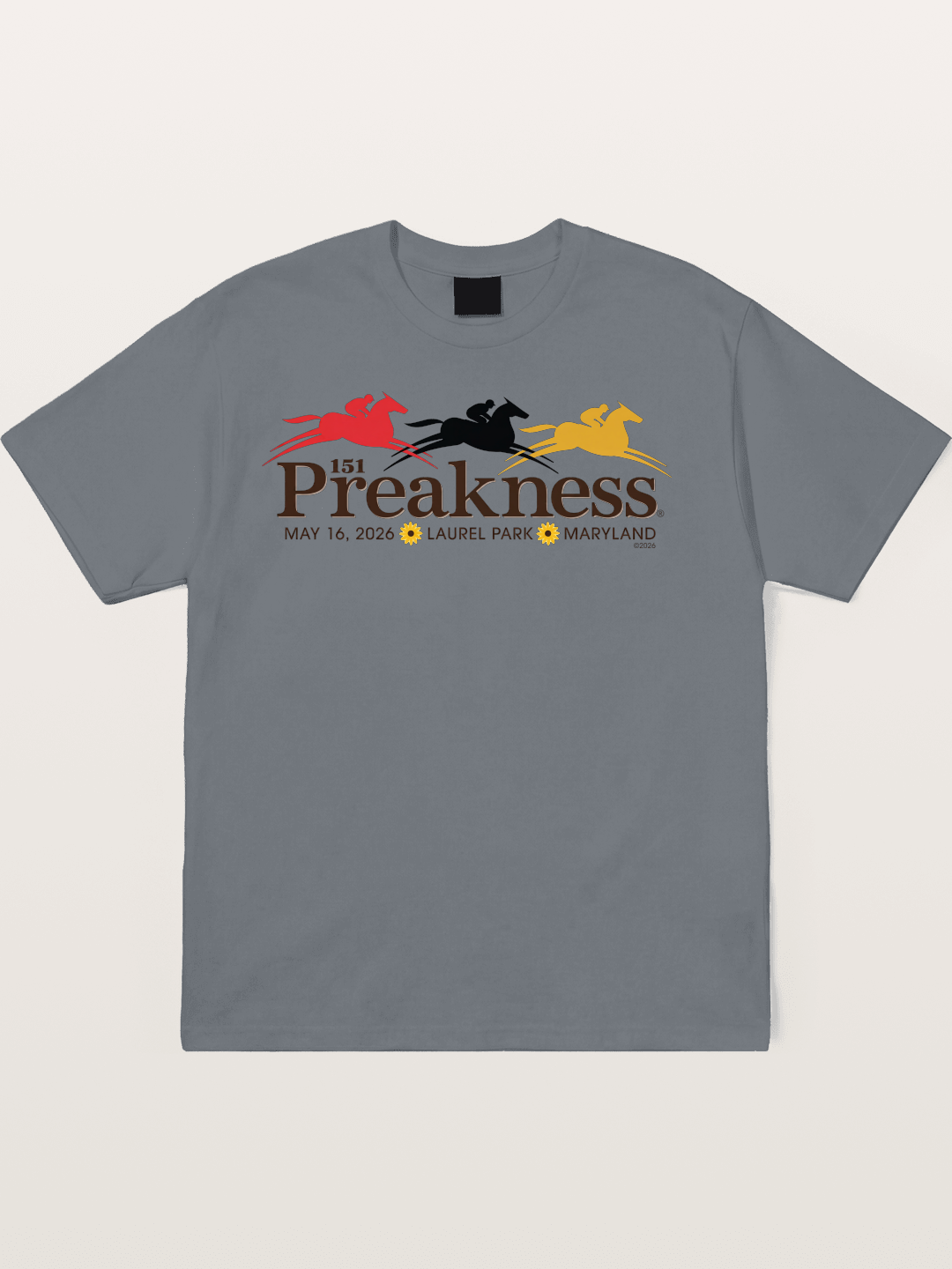 2026 Preakness Stakes Event Graphic Cotton T-shirt
