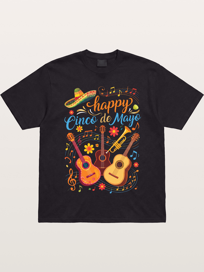 Mexican Guitar Trumpet Notes Gildan T-shirt