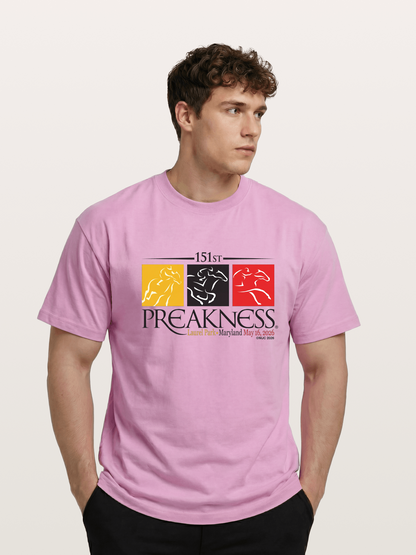 151st Preakness Race Minimal Poster Gildan T-shirt