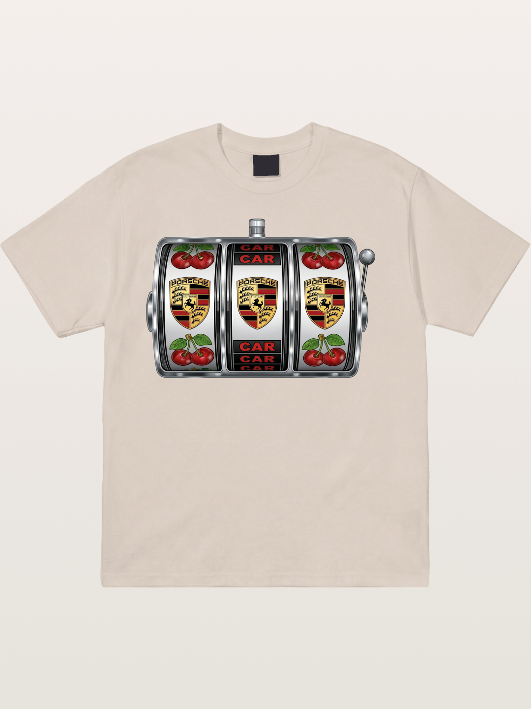 Porsche Slot Machine Art Print Cotton T-shirt