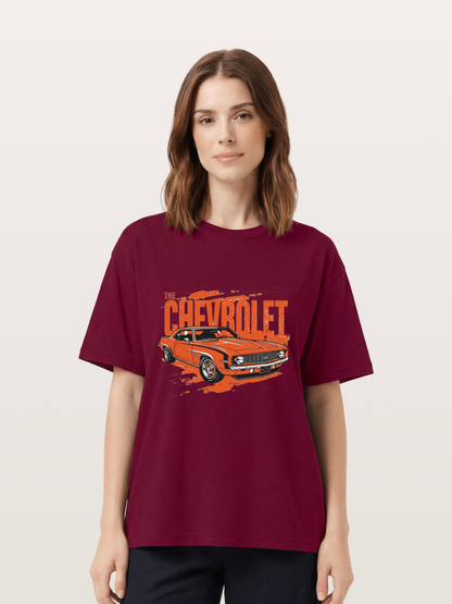 Orange Classic American Car Gildan T-shirt