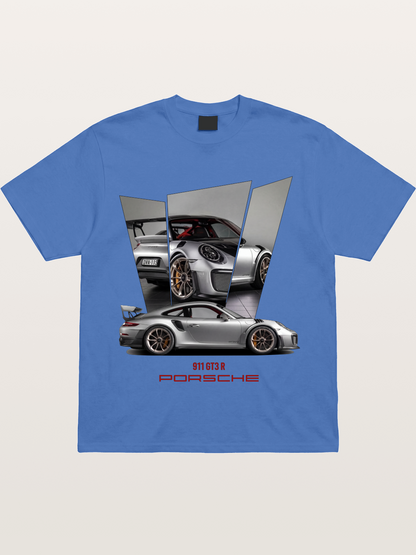 Porsche 911 GT3 RS Mirrored Collage Gildan T-shirt