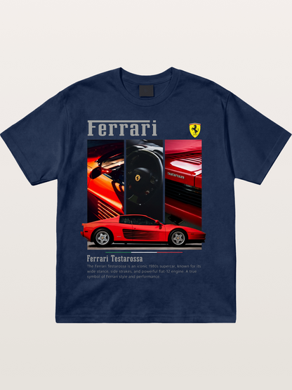 Ferrari Testarossa Classic Cotton T-shirt