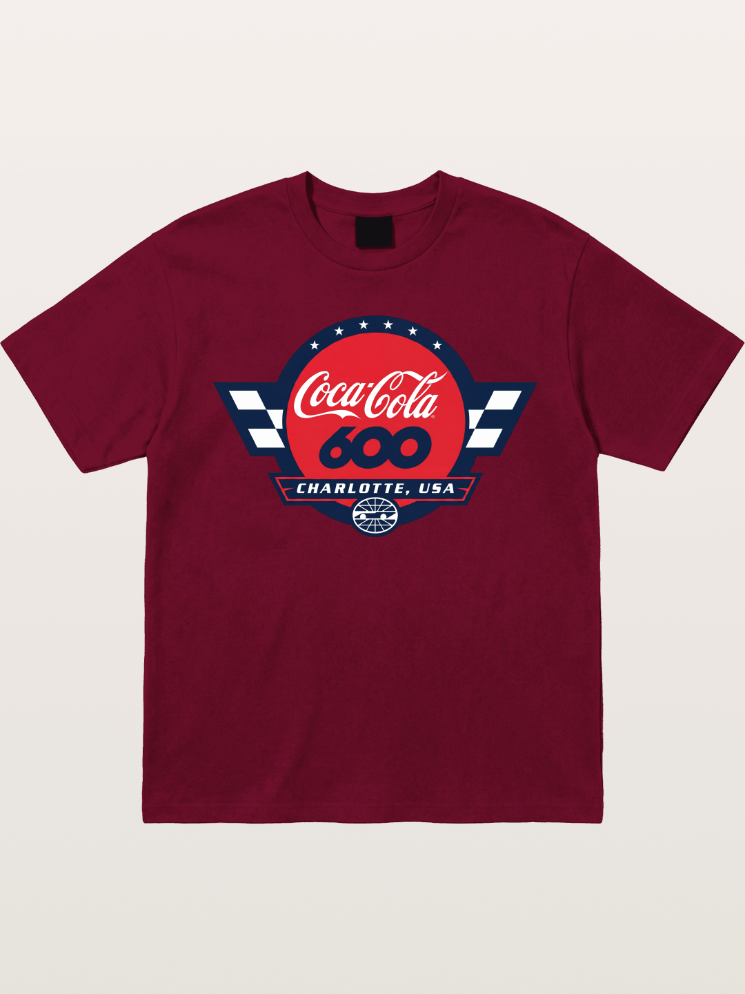 Coca-Cola 600 Charlotte USA Race Emblem Gildan T-shirt