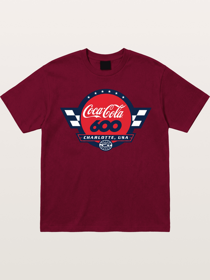 Coca-Cola 600 Charlotte USA Race Emblem Gildan T-shirt