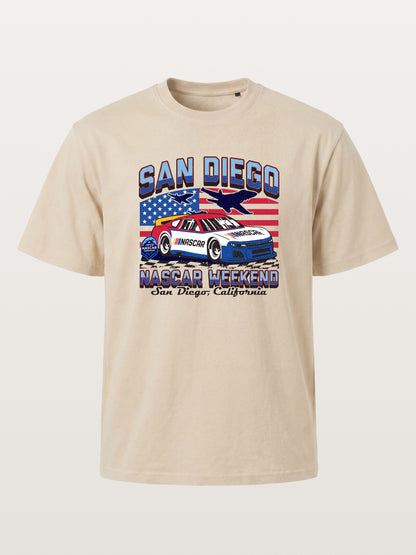 San Diego NASCAR Jet and Race Car Gildan T-shirt