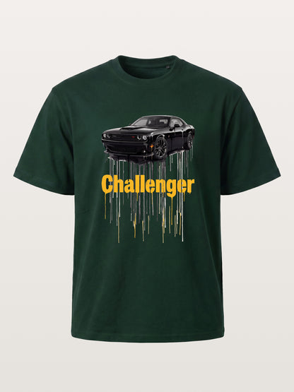 Drip Paint Challenger Poster Gildan T-shirt
