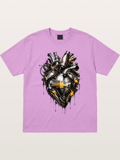 Chevrolet Engine Heart Graphic Gildan T-shirt