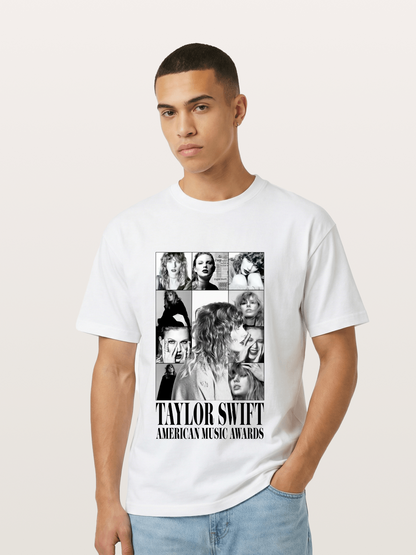 Taylor Swift AMA Collage Print Gildan T-shirt