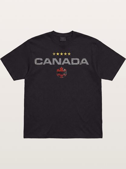 Canada Soccer Team Crest Cotton T-shirt
