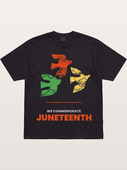 Juneteenth Peace Doves Commemoration Gildan T-shirt